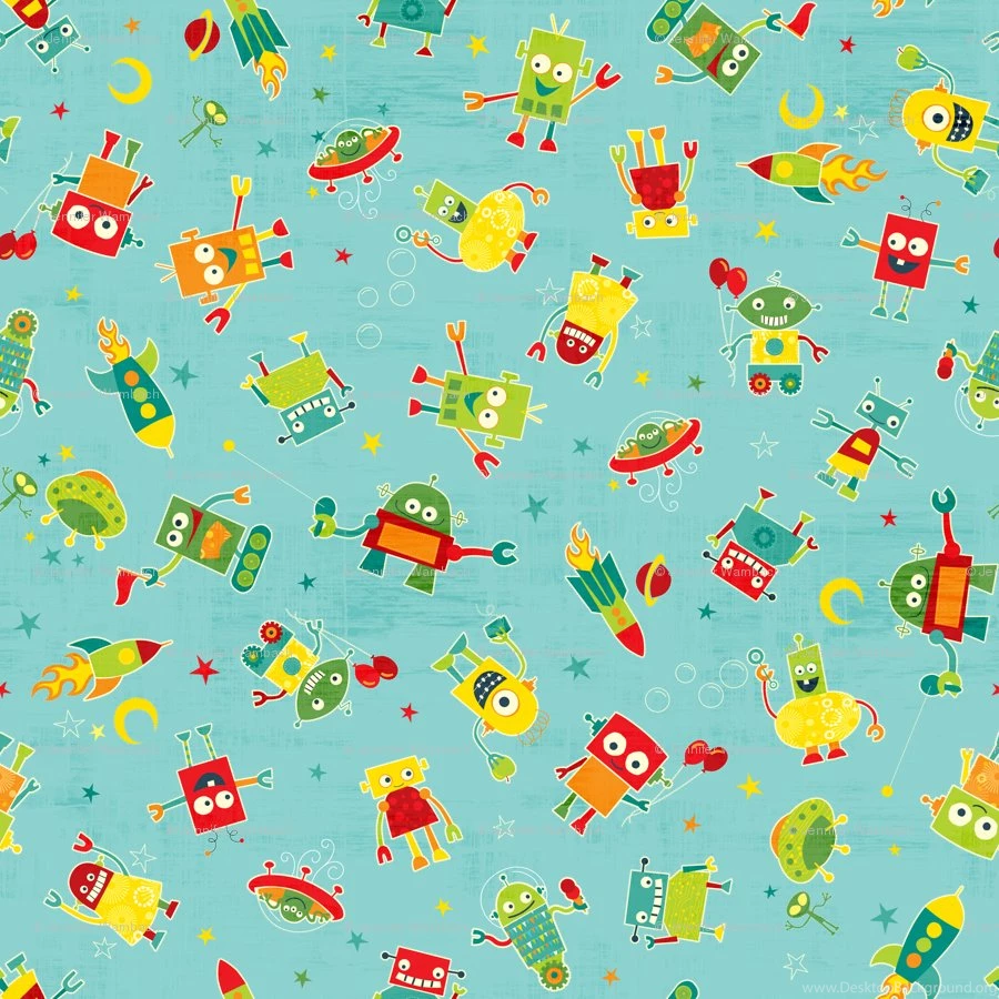 Kid Robot Fabric, Wallpapers & Gift Wrap Spoonflower