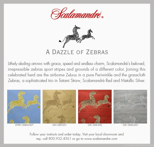 The Glam Pad: A Roundup Of Scalamandre Zebras!