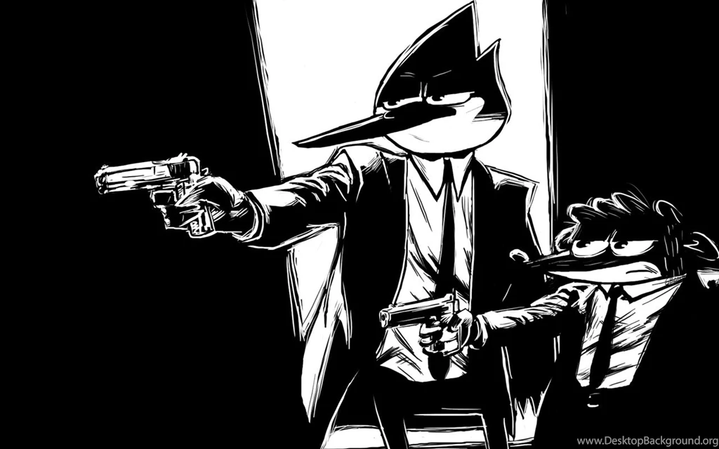 Wallpapers Regular Show Reservoir Dogs Parody 1280x800