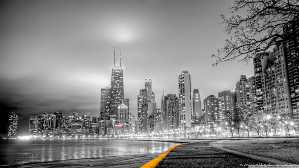 Black & White City HD Desktop Wallpapers : High Definition ...