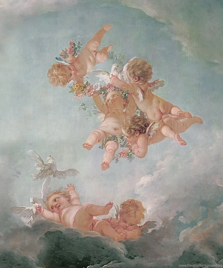 Exclusive Cherubs Wallpapers Fresco 85 Per Sq M