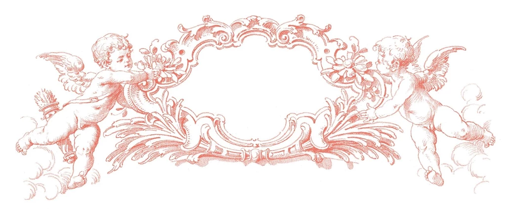 Romantic Graphic Frames Cherubs The Graphics Fairy