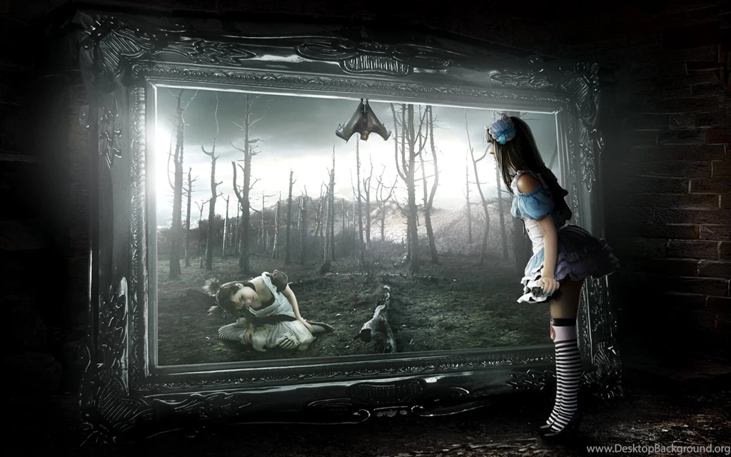 Little Girl Looking To Future Wallpapers From Dark Wallpapers