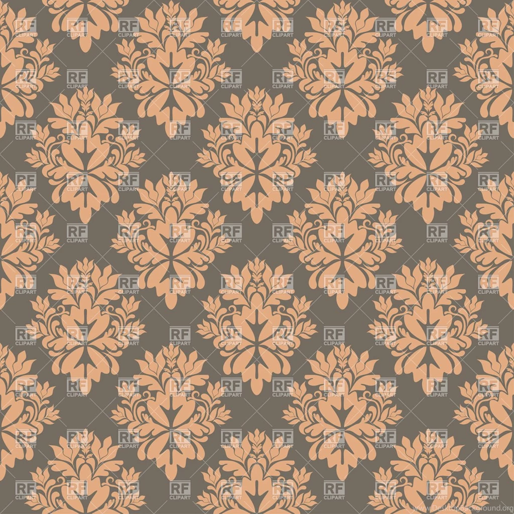 Top Ornate Banner Damask Wallpapers