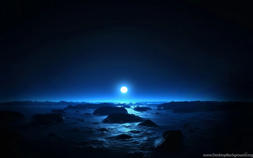Sea Night Wallpapers Wide