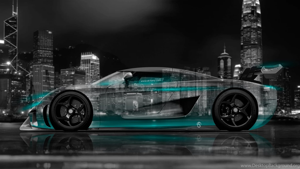 4K Koenigsegg Regera Side Crystal City Car 2015 « El Tony