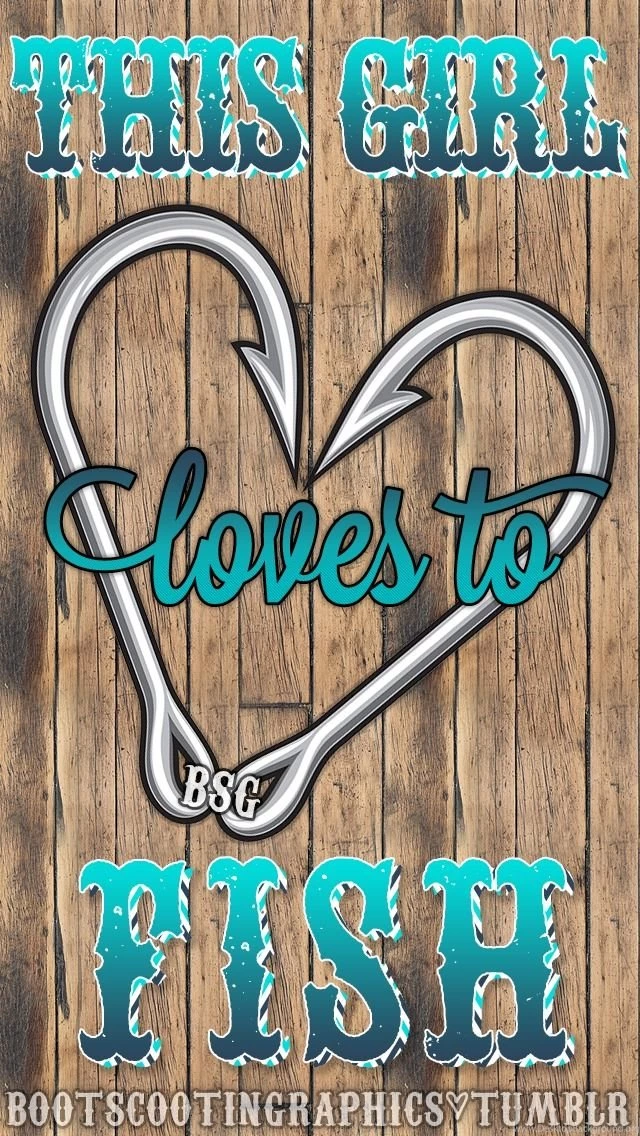 Boot Scootin' Graphics — This Girl Loves To Fish iPhone 5 ...