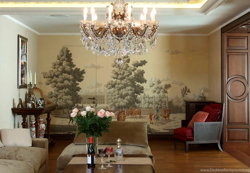 Paper Wallpapers / Traditional / Patterned / Fabric Look   LA ...