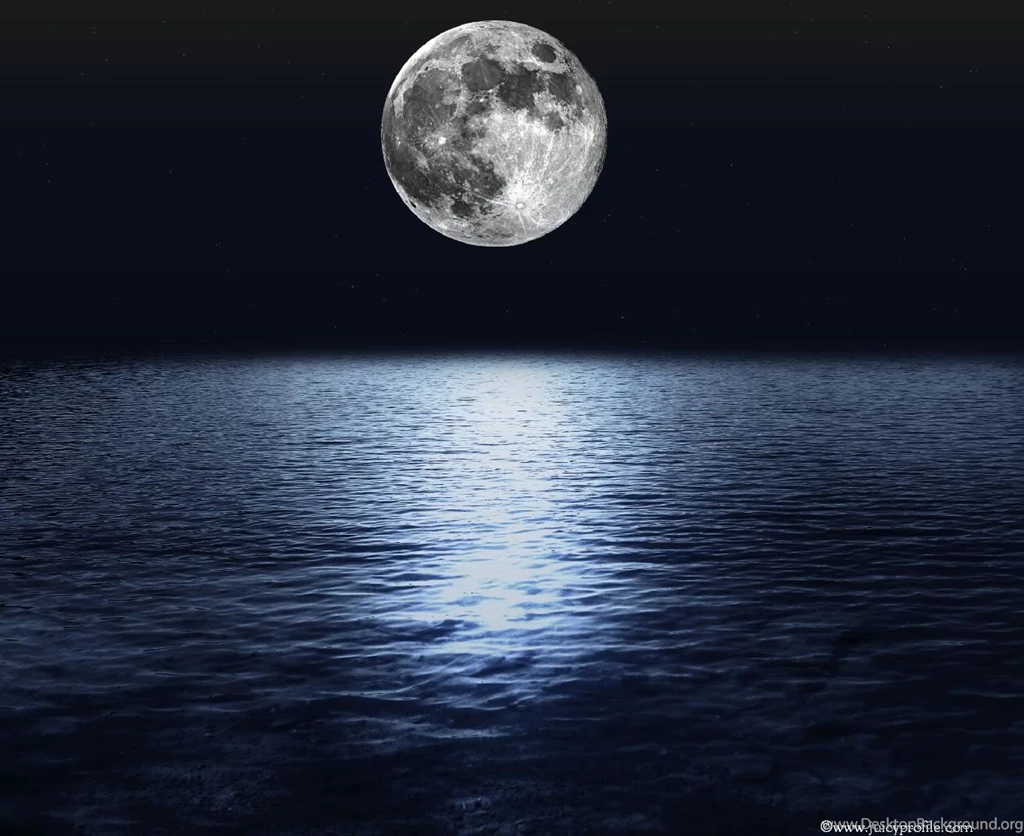 Ocean Water Night Backgrounds