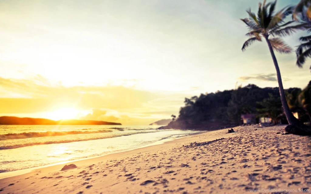Sunset At Beach Wallpapers High Definition