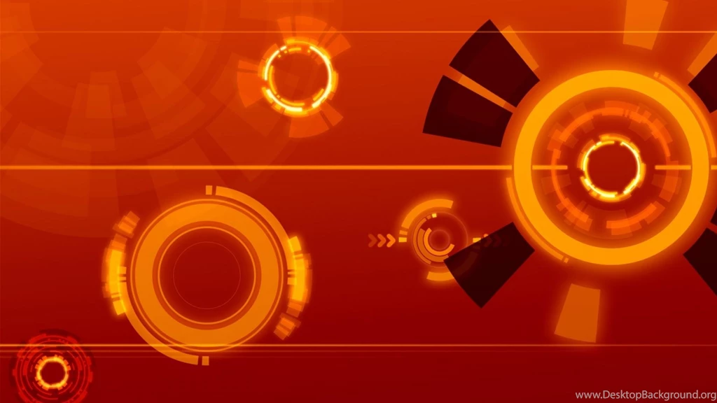 Abstract Orange Wheels Hd Wallpapers (