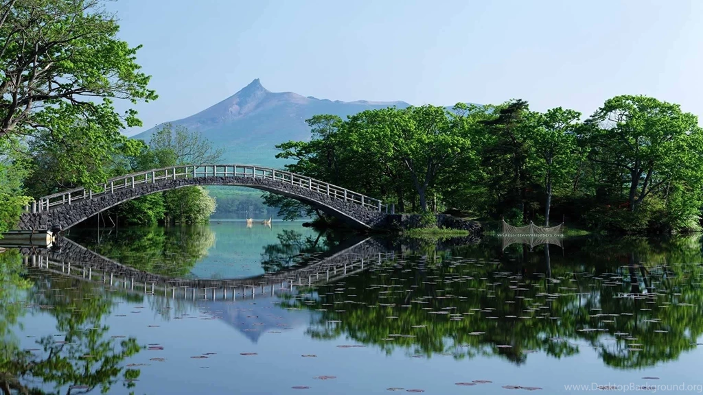 Screen, Wallpapers, Cool, Art, Bridge, Stone, Japan (