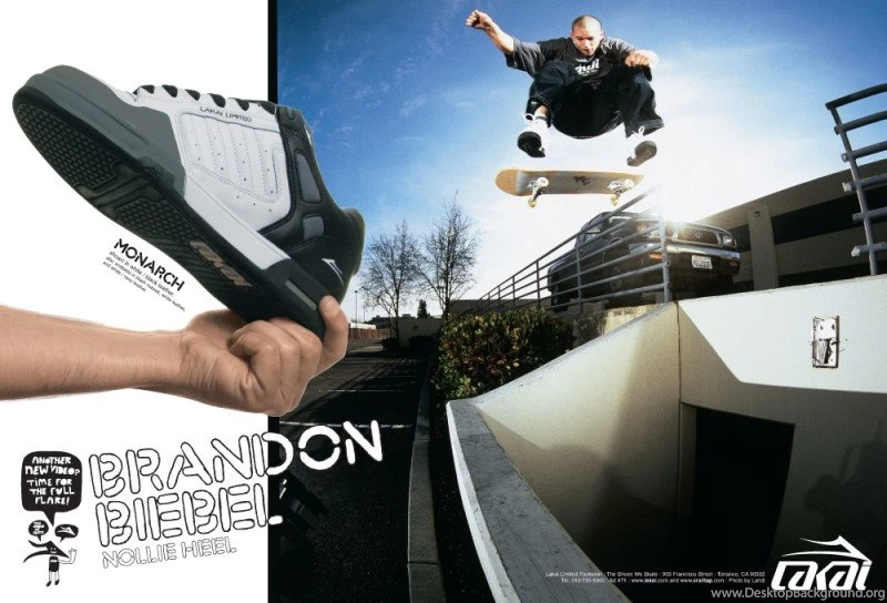 Lakai Brandon Biebel Ad (2005) < Skately Library