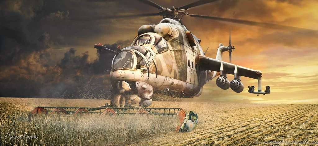 Mi 24 HIND GUNSHIP Russian Russia Military Weapon Helicopter ...