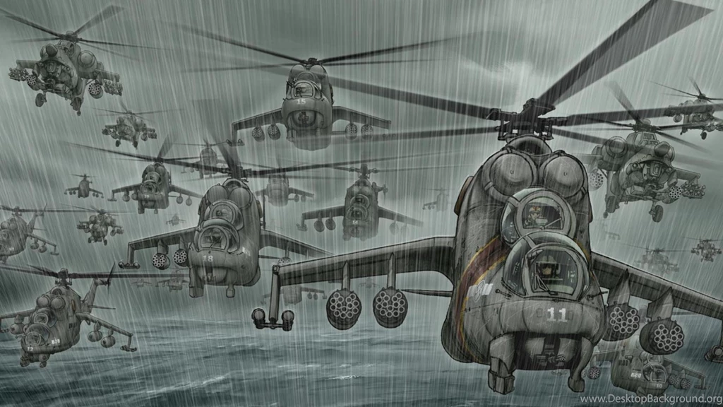 Mi 24 Russian Air Force Helicopters Vehicles Wallpapers (