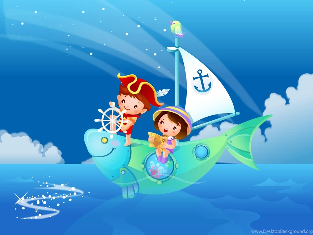 Cartoon Childhood Dream Wallpapers