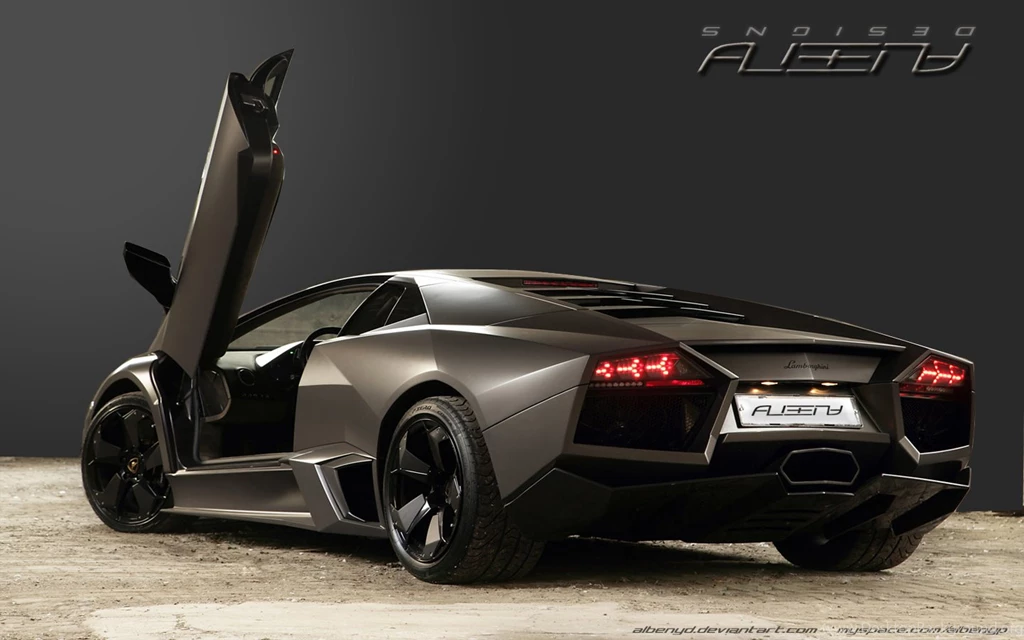 Black Lamborghini Reventón Images Wallpapers Hd