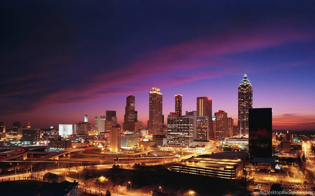 The Atlanta Skyline Georgia Wallpapers 1920×1080 Hot Hd