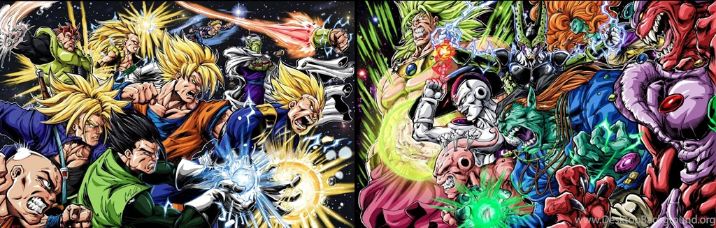 DBZ Dual Screen Wallpapers [4700x1500] : Wallpapers
