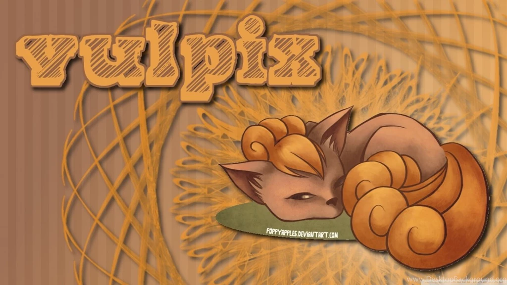 Firey Vulpix Pokemon HD Desktop Wallpapers : High Definition