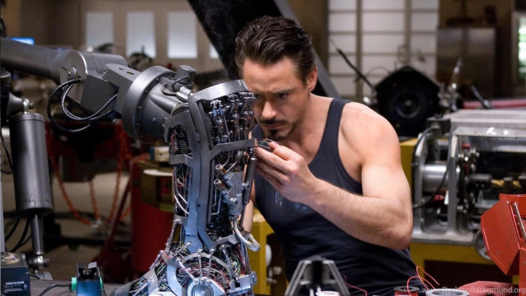 Iron Man Robert Downey Jr Tony Stark Robots Hand Movies Hd ...