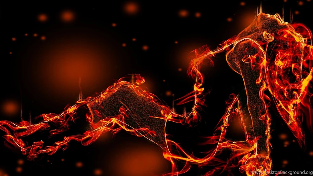 Red And Black Flames Wallpapers