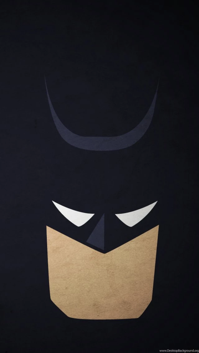 Simple Batman Face iPhone 5 Wallpapers (640x1136)