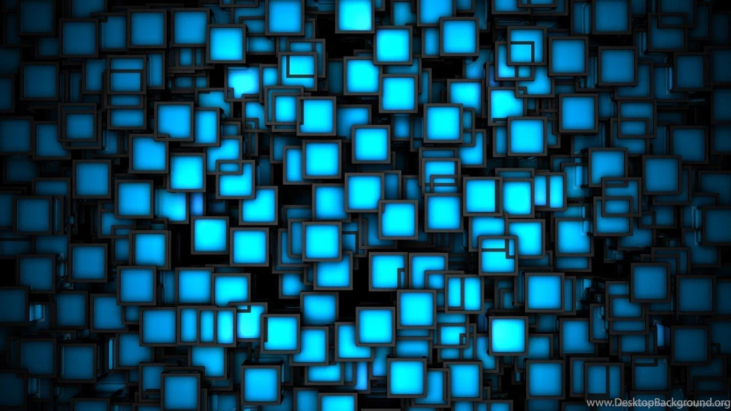 Wallpapers Grafftis Natured Neon Nature Amazing Hd Blue Squares ...