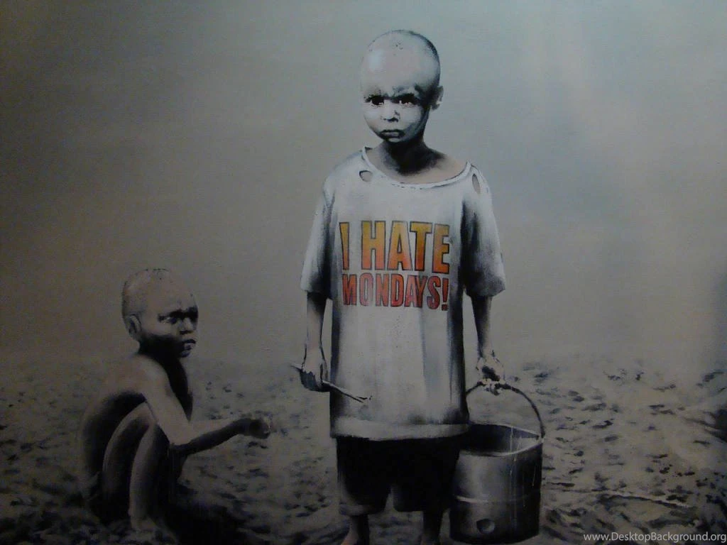 Download Graffiti Banksy Wallpapers 1024x768
