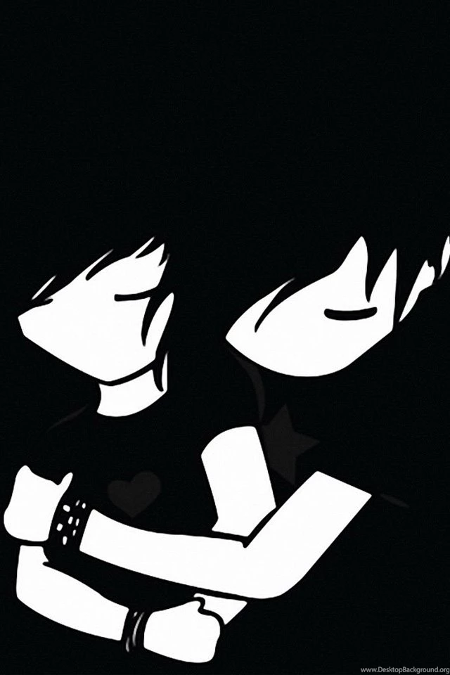 Emo Boy And Girl IPhone4 (4S) Wallpapers