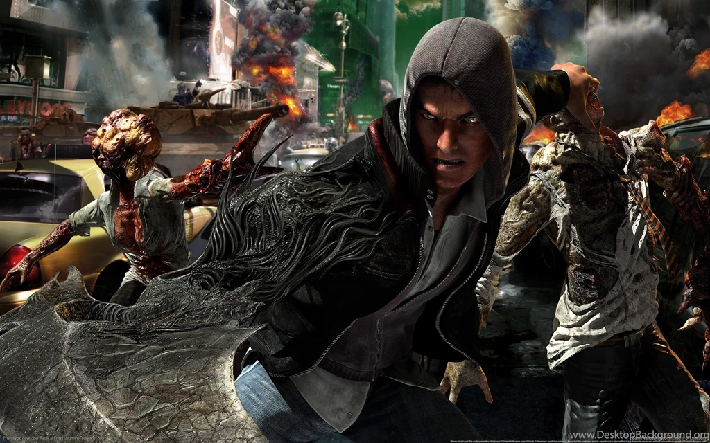 Wallpapers Alex Mercer Epic City 1680x1050