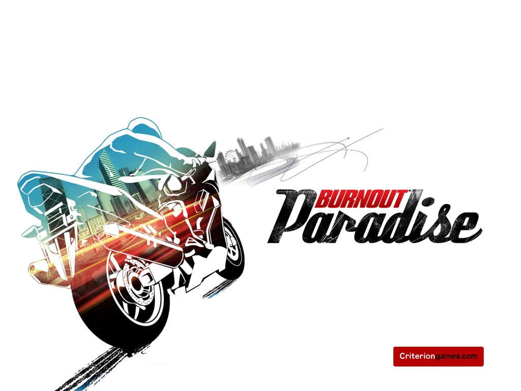 Motorbike Racing Games Wallpapers Image Featuring Burnout Paradise