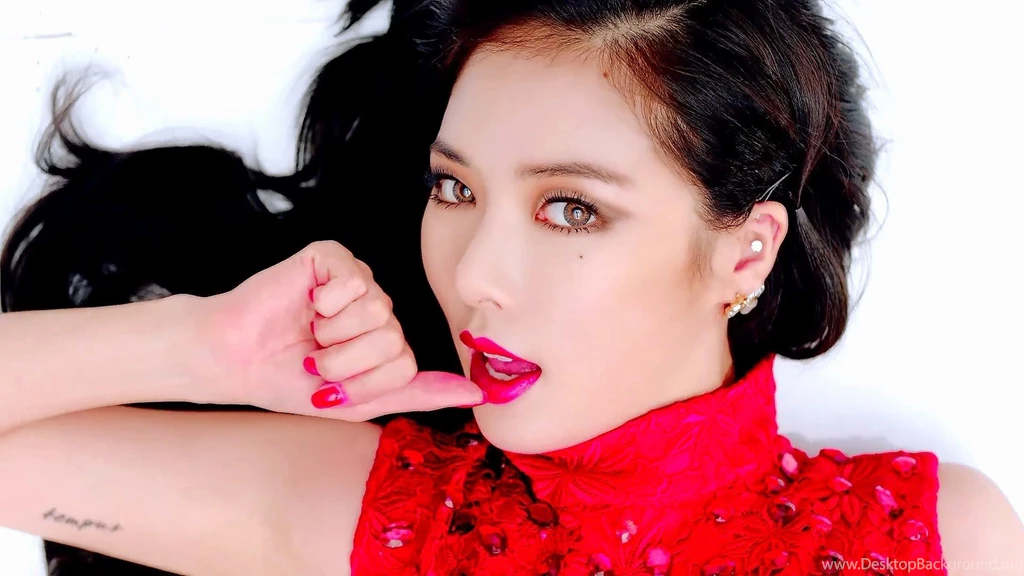 Hyuna Red Hyuna Wallpapers (37645914) Fanpop