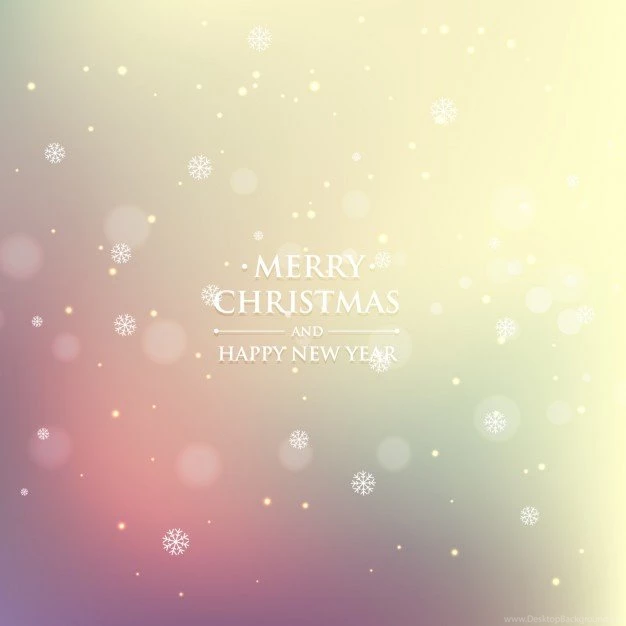 Gradient Bokeh Christmas Backgrounds Vector