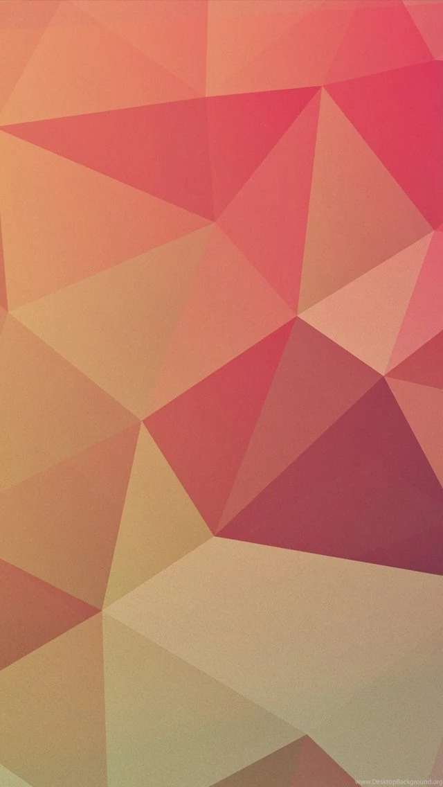 Abstract Orange Triangles iPhone 5 Wallpapers / IPod Wallpapers HD ...