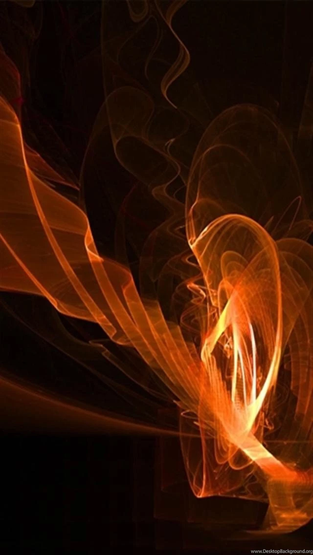 Orange Fractal iPhone Wallpapers, iPhone 5(s)/4(s)/3G Wallpapers