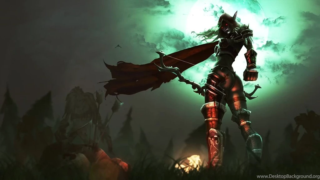 Artist Turns Lady Sylvanas Windrunner Wallpapers Into A Living ...