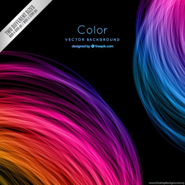 Colorful Circles Backgrounds In Neon Style Vector