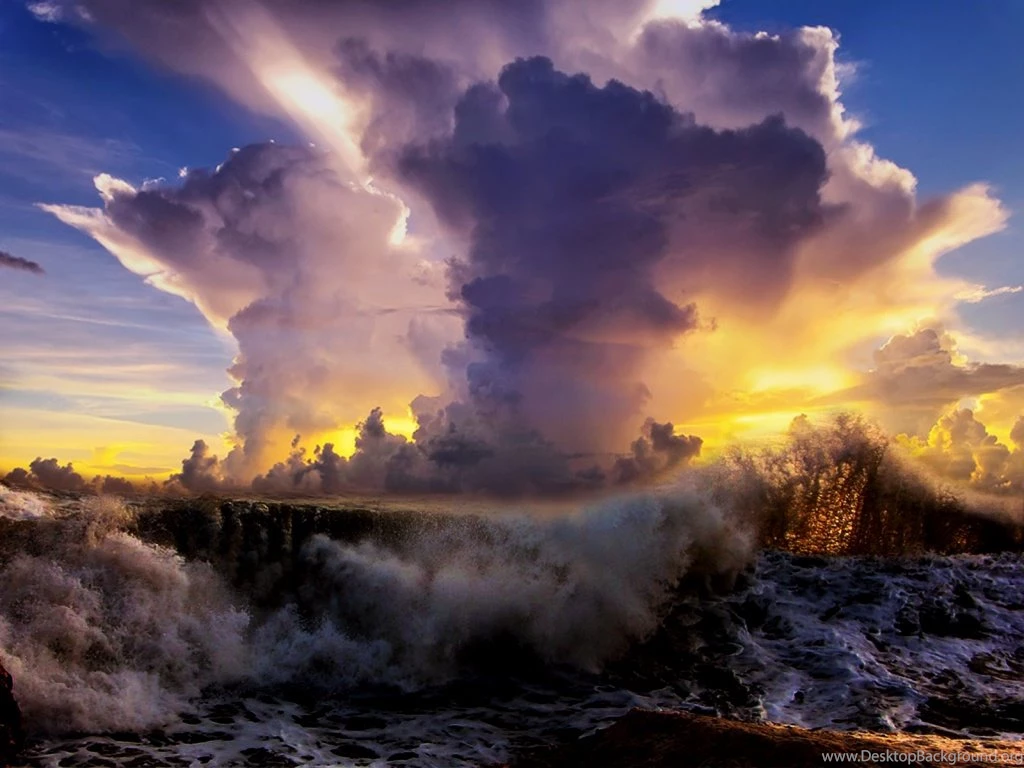 1024x768 Nuclear Sunrise Desktop PC And Mac Wallpapers