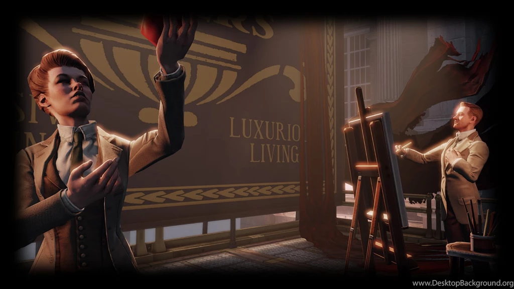 Image Bioshock Infinite Backgrounds Lutece Twins.jpg Steam ...