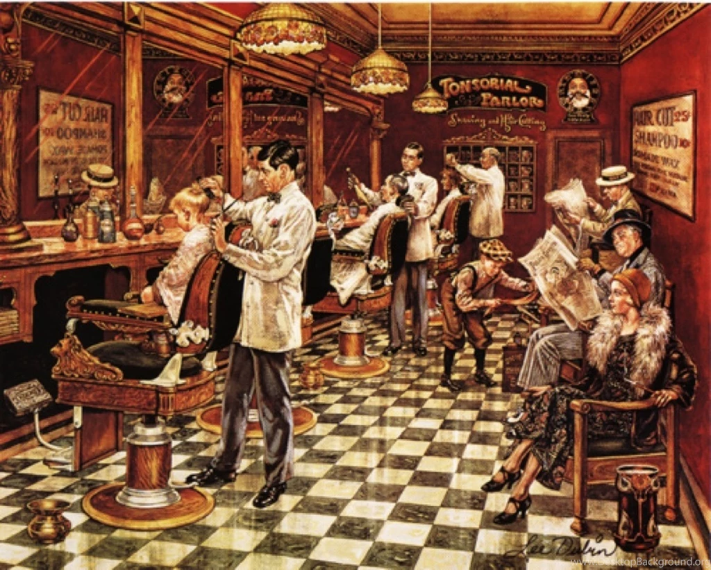 Barber Shop Wallpapers Free Download Id: 11031a Pacify Mind
