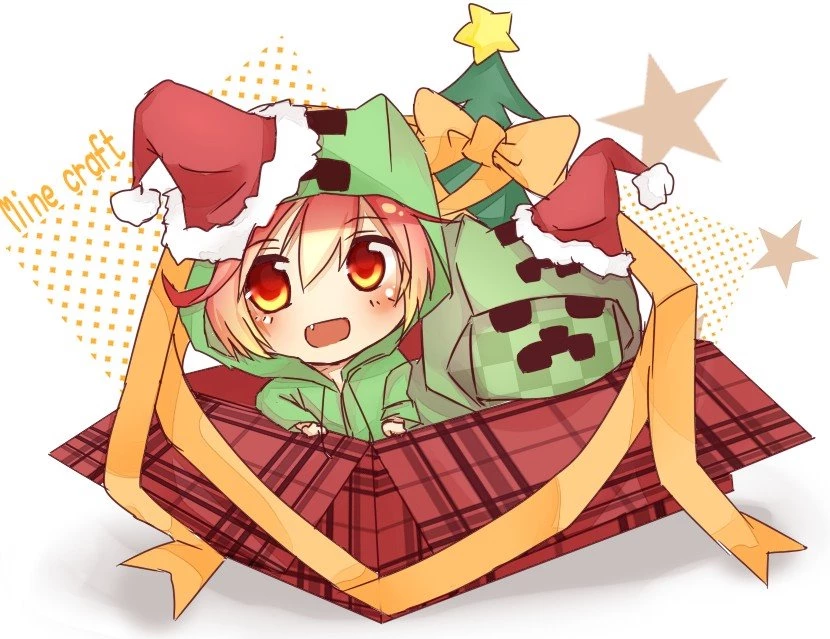 Amazing Minecraft Christmas Cartoon Wallpapers