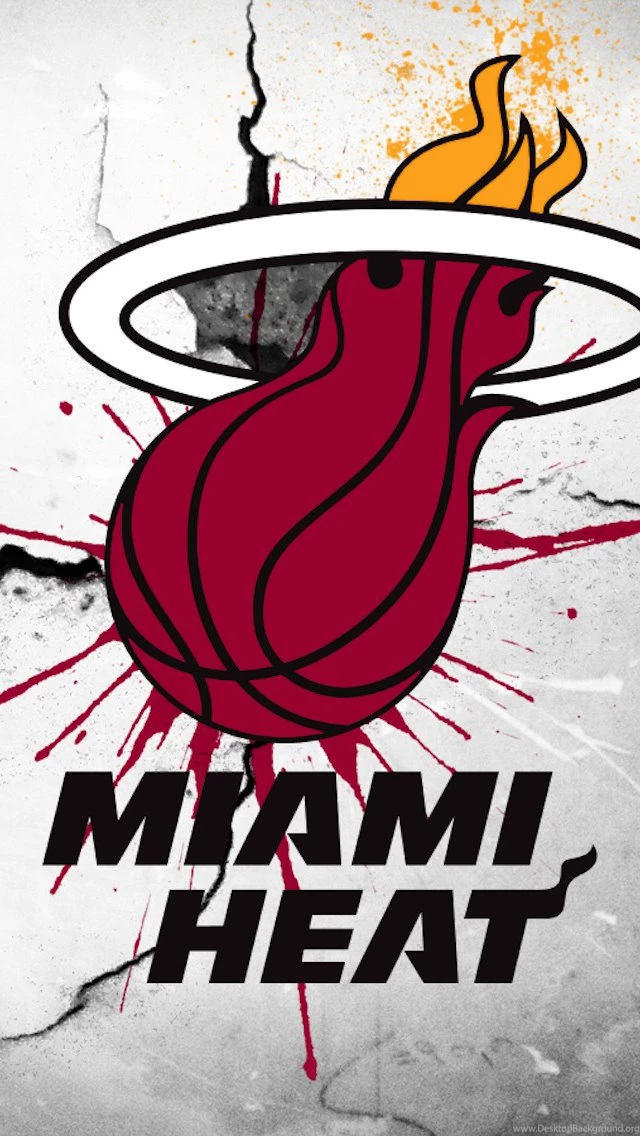 Miami Heat iPhone 5 Wallpapers (640x1136)