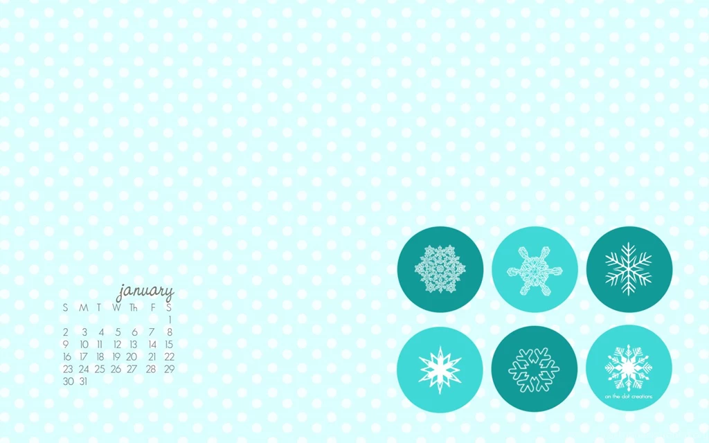 A January 2011 Desktop Wallpapers For You » On The Dot Creations