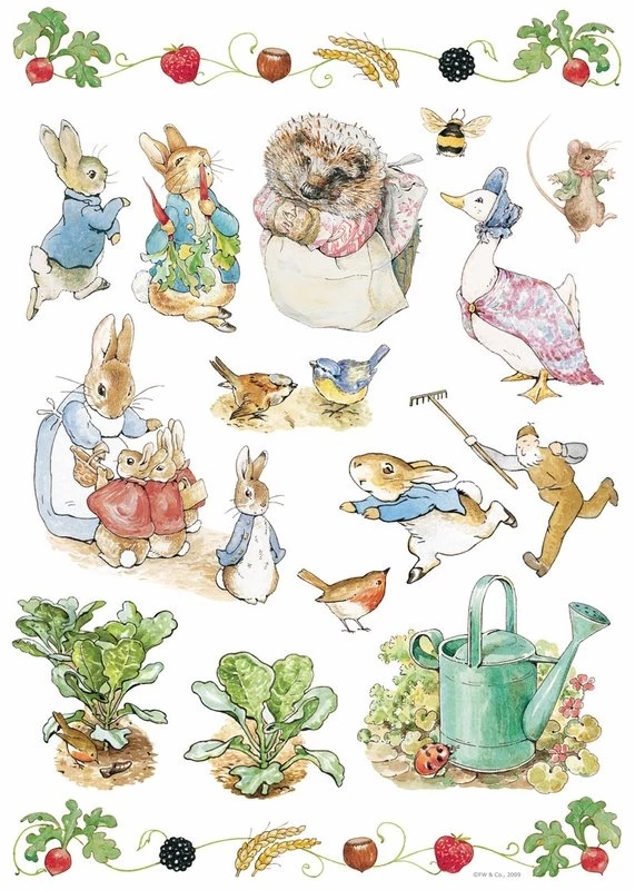 Beatrix Potter Wall Decals   RosenberryRooms.com