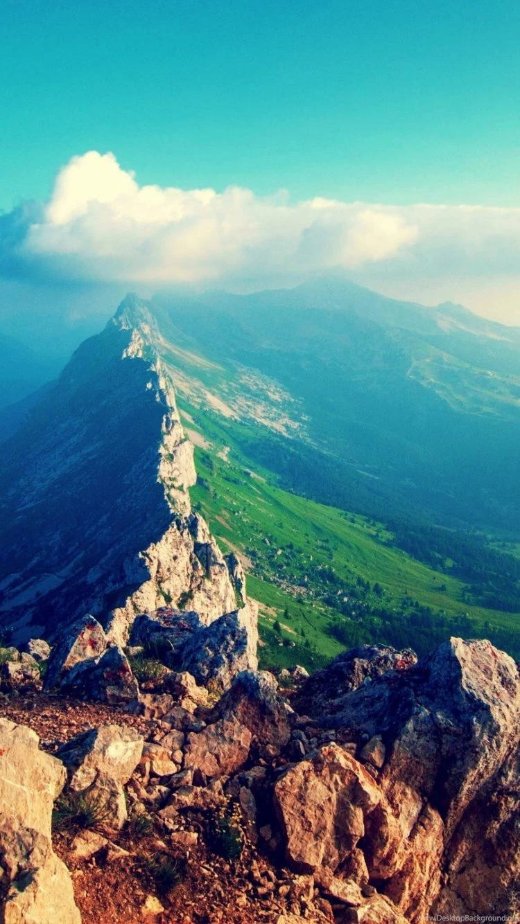 Mountain Peaks iPhone 6 Wallpapers HD 33593 Landscape iPhone 6 ...