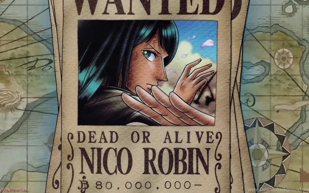 Nico Robin Wanted Poster HD Wallpapers
