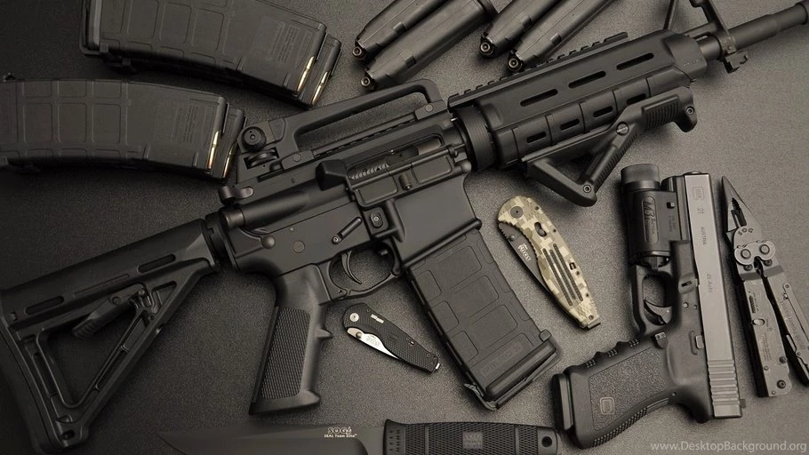 Assault Rifle, Ar 15, Knife, Machine, The Gun Wallpapers 78770