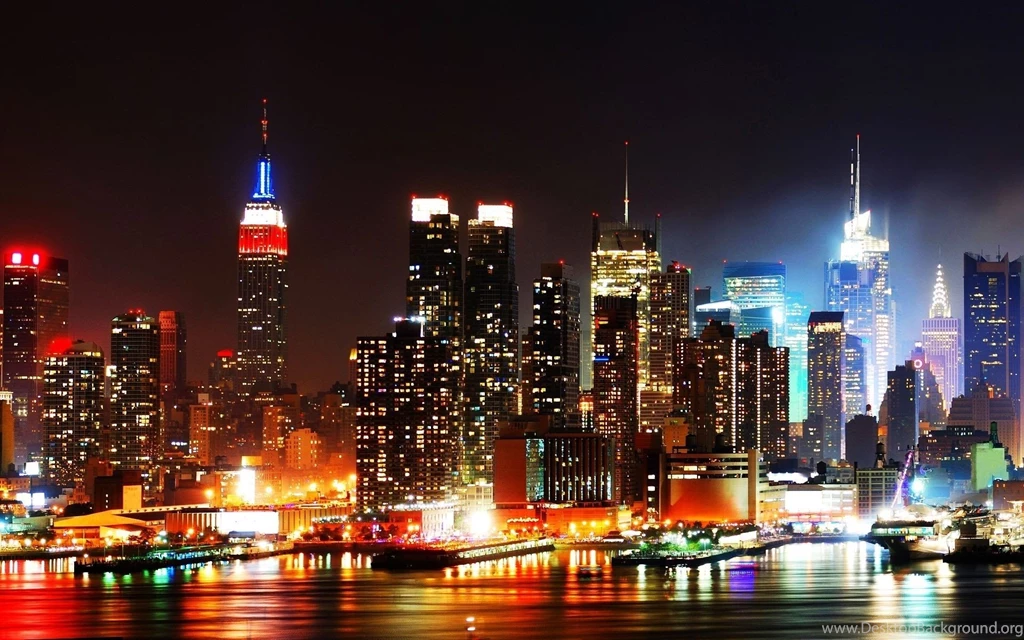 New York City Lights Wallpapers Wallpapers Zone