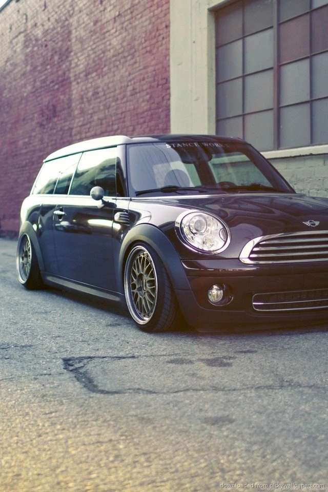 Download MINI Cooper Stance Wallpapers For iPhone 4